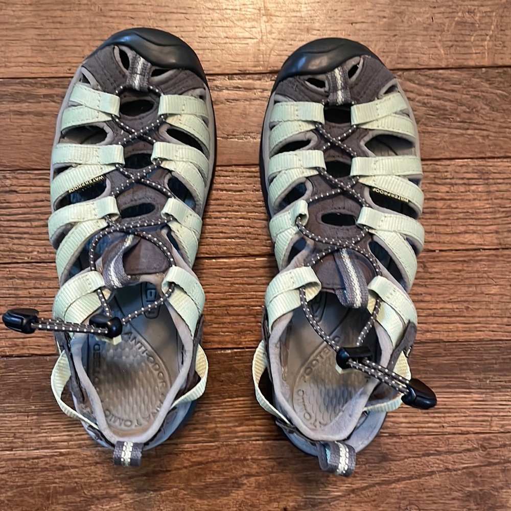 Keen Pale green sandals for women